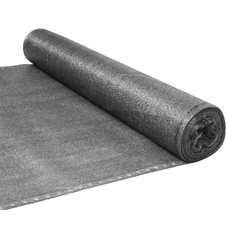 Tinklas nuo Saulės (Šešėlinis) 1.5 x 25 (62 % - 65 g/m2), Pilka